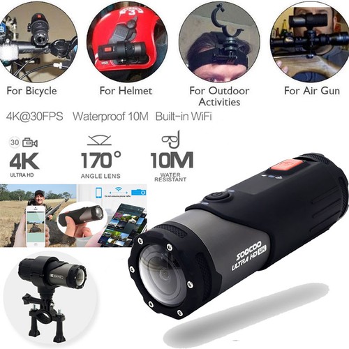 Casco bici action camera